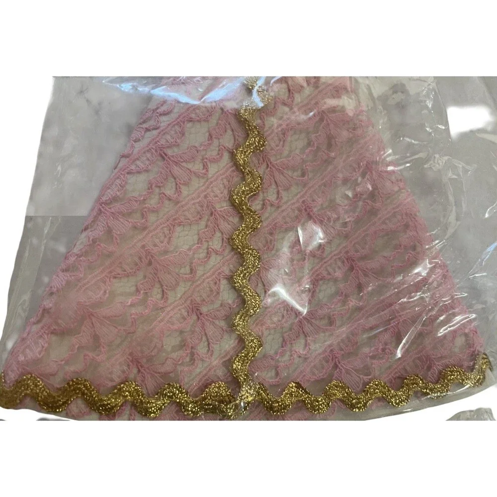 Woolco Christmas Celluloid Angel Pink MCM 8.5” Hong Kong 1960s Rare Kitsch New